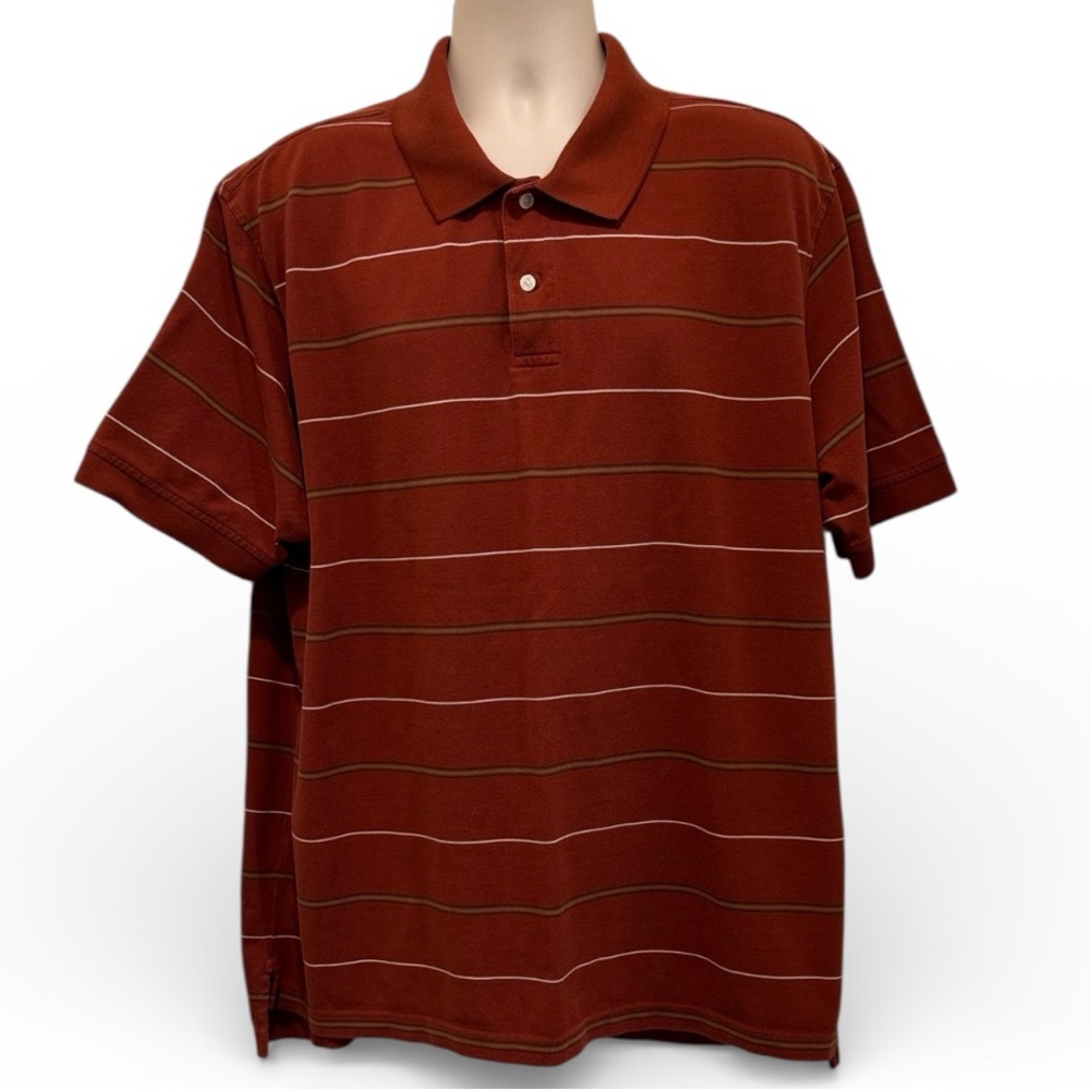 Gold Label Roundtree & Yorke Men's Rust Polo Shirt